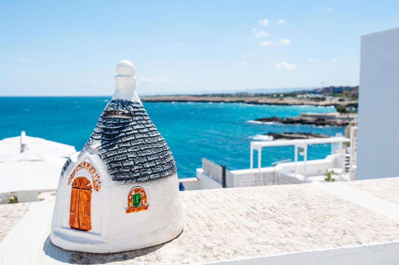 Helloapulia - Sea View Terrace Conchiglia Apartment Monopoli Bagian luar foto